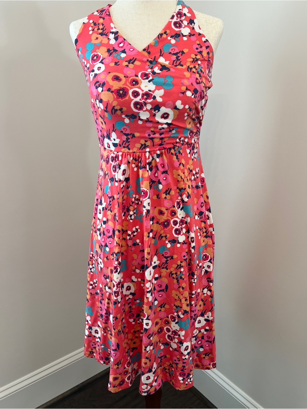Boden Pink Floral Dress - Size 4 - Excellent condition - worn once